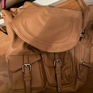 Tan back pack